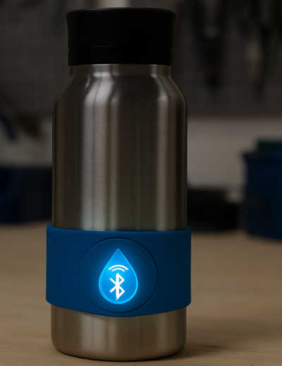 DAMP Cup Sleeve v1.0 insulated smart sleeve for stainless steel cups, Yeti, Contigo, Stanley, Hydro Flask, coffee cups, and tumblers